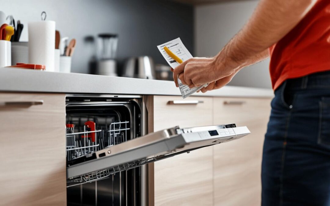 Les etapes essentielles pour installer un lave-vaisselle encastrable avec une porte decorative assortie