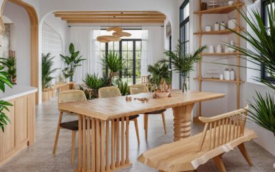 Créer une ambiance chaleureuse avec du mobilier en bois